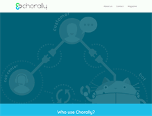 Tablet Screenshot of chorally.com
